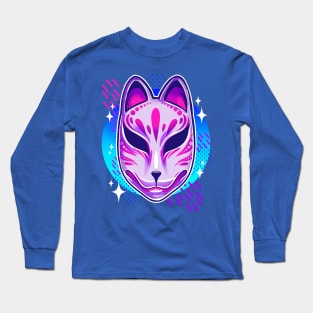 Neon Noh Kitsune Long Sleeve T-Shirt